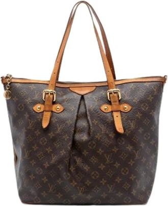 Louis Vuitton Pre-owned Tote Bags, female, Brown, Size: ONE SIZE Pre-owned Palermo GM
