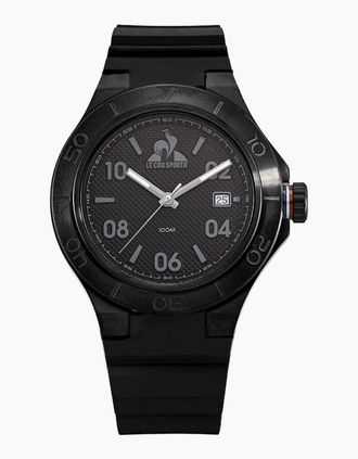 Le Coq Sportif Mens Black Plastic Digital Watch - Size: ONE size