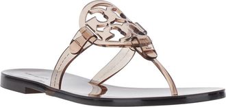 Tory Burch Womens Jelly Flats Miller Brown Tpu