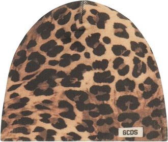 GCDS Berretto Gothic - - Accessories - unisex - Marrone - ONE SIZE