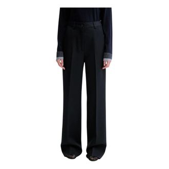 Bally Pantaloni a gamba larga - - Trousers - Donna - Blu - S