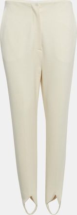 Nanushka Cream Jersey Darby Stirrup Leggings