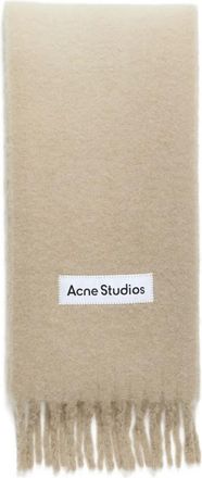 Acne Studios fringed scarf - Neutrals