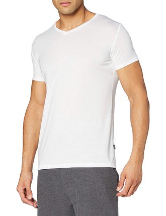 Trigema Mens 641203 T-Shirt, White, XL