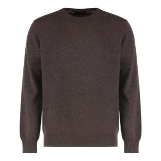 Moorer Heren, Truien, Bruin, Maat: 2XL Kasjmier