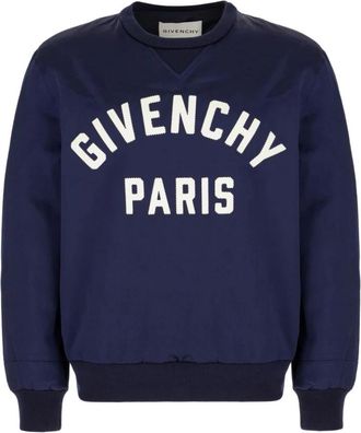 Givenchy Stijlvolle Sweaters Collectie - Heren - Sweatshirts - Blauw - L - Hoodies & sweatvesten
