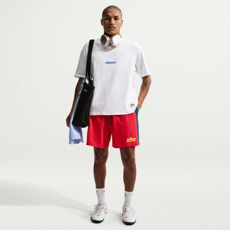 Nike Mens Nike Sportswear Club Knit Flow Shorts in Red | IF0709-657