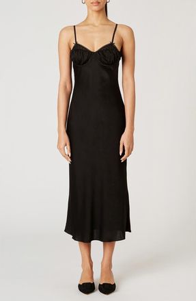 Nia Oona Midi Dress in Black at Nordstrom Rack, Size X-Small