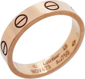 Cartier Pink Gold (18K) Band Ring (Pre-Owned)