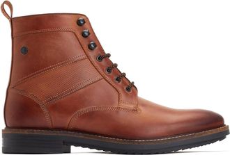 Base London Dickson Mens Leather Boots - Tan - Size UK 7