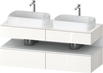 Duravit Qatego Consola Mueble Bajo Lavabo, 2 Extensiones, 2 - Duravit