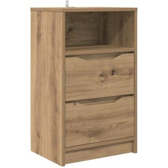 vidaXL Bedside Table Artisan Oak 40 x 30 x 467 cm Engineered Wood vidaXL