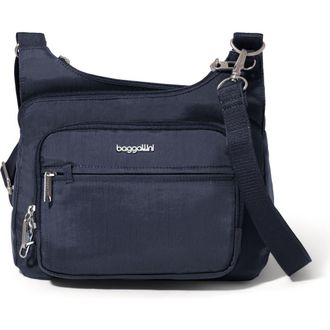 Baggallini Securtex Anti-Theft Crossover Crossbody in French Navy at Nordstrom