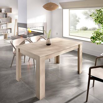 Dmora Mesa De Comedor Extensible Dmora, Consola Extensible, Mesa Moderna Con Extensiones, 140 / 190x90h78 Cm, Color Roble