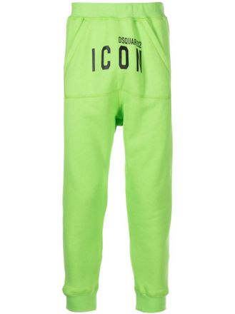 Dsquared2 Green Print Logo Trouser