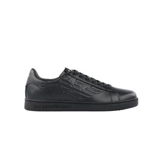 Emporio Armani Sneakers - Heren - Sneakers - Zwart - 41 EU - Leer - Schoenen