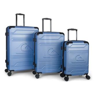 Quiksilver Rincon Suitcases PC Hardside Expandable Luggage with Spinner Wheels, 3-Piece Set in Ocean Blue at Nordstrom