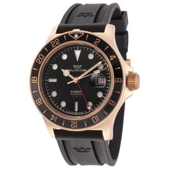 Glycine Combat Sub Sport 42 GMT Bronze Mens Watch