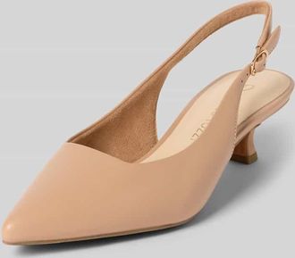 Marco Tozzi Marco Tozzi Pumps mit offener Ferse in Mittelbraun, Gr&ouml;&szlig;e 36