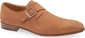 Mezlan Ayllon Monk Strap Loafer in Cognac at Nordstrom, Size 10.5