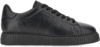Hogan Black Perforated Sneakers