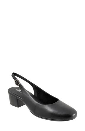 Softwalk Largo Slingback Pump in Black at Nordstrom, Size 10.5