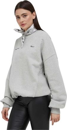 &raquo;Preach&laquo; Sweatshirt met ronde hals - Dames - Sweatshirts - Grijs - XL - Katoen - Hoodies & sweatvesten