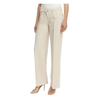 Guess Palazzo Trousers - female - Guess - Wide Trousers - Beige - W25 L32 - Trousers