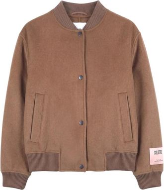 SOLOTRE Bomber Jassen - Dames - Bomber jackets - Bruin - M - Jassen