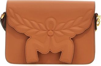 MCM Mcm, Tassen, Dames, Bruin, ONE Size, Leer, Himmel Laurel Crossbody