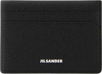 Jil Sander Kaarthouder - unisex - Portefeuilles - Zwart - ONE Size - Leer - Accessoires