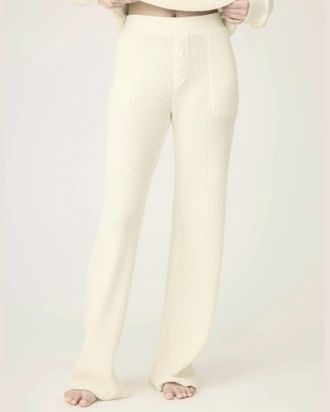 PJ Salvage Waffles Lounge Pants In Natural
