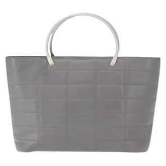 Chanel Pre-owned Tote Bags, female, Gray, Size: ONE SIZE Pre-owned Vintage Tote Bag