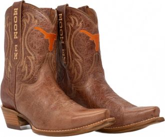 Gameday Boots Womens Shorty Western Texas Longhorns Boots In Brown