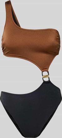 Marie Jo Marie Jo Badeanzug im One-Shoulder-Look Modell HELLO SUNSET in Mittelbraun, Gr&ouml;&szlig;e L
