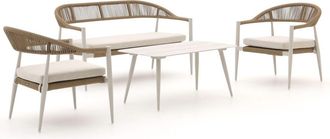 Manifesto Furniture Manifesto Belpasso stoel-bank loungeset 4-delig