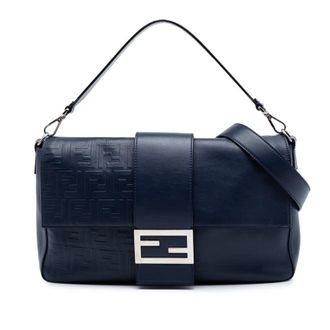 Fendi Pre-owned Fendi Large Zucca Embossed Leather Convertible Belt Baguette Ladies AIGDX7Y3VZGC9S4W