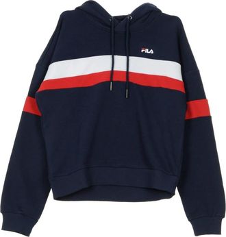 Fila Cropped Hoodie - Dames - Hoodies - Zwart - S - Katoen - Hoodies & sweatvesten