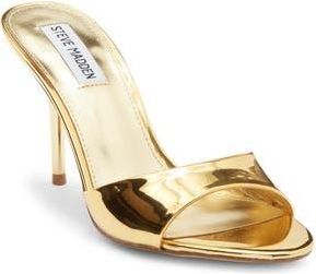 Steve Madden Porcha Stiletto Mule Sandal in Gold at Nordstrom Rack, Size 8.5