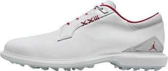 Nike Jordan ADG 5 Golf Shoes (FQ6642-003, Black/Cool Grey/White), White/Metallic Silver/Blue Tint/Fire Red, 8.5 UK