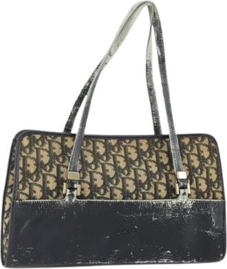 Dior Borsa a mano Trotter in tela Pre-owned - - Pre-owned - Donna - Blu - ONE SIZE