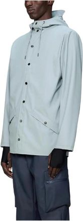 Rains Jacket - Heren - Regenjassen - Blauw - M - Leer - Jassen
