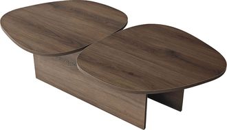 Hanah Home Tavolino In Legno stones 125 X 60 X 38 Cm - Noce