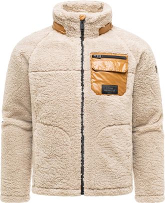 Stone Harbor Sorees heren teddyjas - sherpa fleece blouson met gewatteerde voering