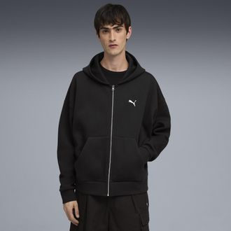 Puma Felpa con cappuccio e zip Wardrobe Essentials da uomo, Accessori, Nero, XXL