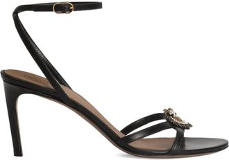Dolce & Gabbana Black Ankle-strap Heels