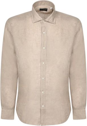 Dell'Oglio Hombre, Camisas, Beige, Talla: M