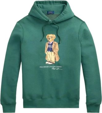 Ralph Lauren Hoodies & sweatvesten, Heren, Groen, S, Katoen, Katoenen T-shirt