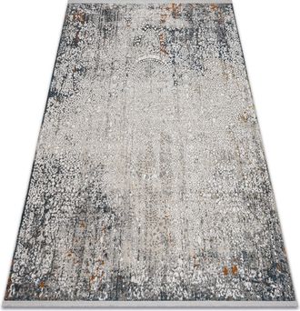 RugsX Rugsx - Alfombra Tuls Estructural, Franjas 51327 Vintage, Ornamento Marfil / Crema Multicolour 120x170 Cm