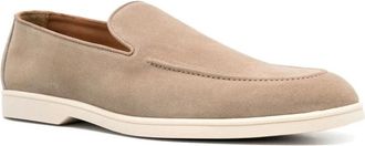 Doucal's Mocassino Visone - Heren - Loafers - Beige - 41 1/2 EU - Leer - Schoenen